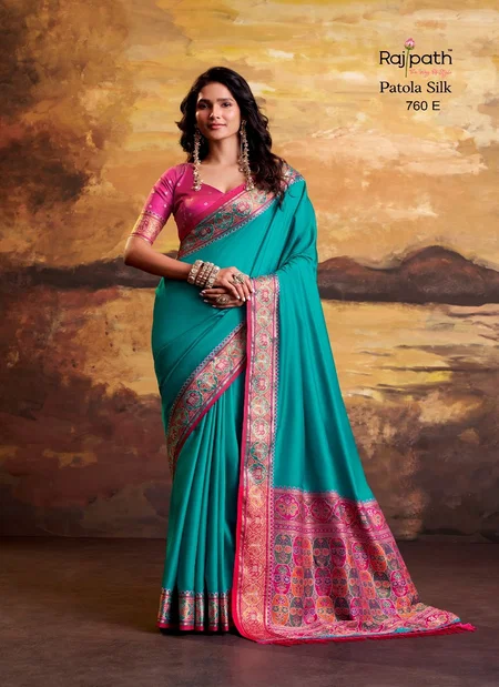 Vrindavan Silk Vol 02 By Rajpath Patola Silk Saree Wholesale In India